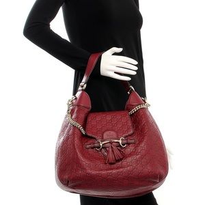 Gucci Emily Guccissima Hobo Purse